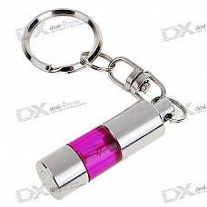 Mini Anti-Static/Static Removal Prevent Shock Keychain with Magnet (Silver Cylindrical)