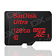 SanDisk SDSDQUA-128G Ultra Micro SDXC Memory Card - Black (128GB / UHS-I)