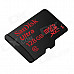 SanDisk SDSDQUA-128G Ultra Micro SDXC Memory Card - Black (128GB / UHS-I)