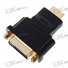 Gold Plated HDMI Male to DVI 24+1 Female Adapter