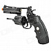 Genuine Crown Model Colt Python 4" 357 Revolver Airsoft Gun - Black