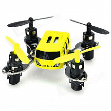 JXD JD395 Mini 2.4GHz 4-CH Outdoor R/C Quadcopter w/ Light + Gyro - Yellow + Black (2 x AAA)