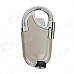 Creative Foldable Elbow Pipe Refillable Gas Lighter with LED Light - Silver Grey + Silver