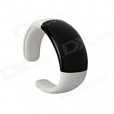 EPGATE D00182 Smart Bluetooth V3.0 Handsfree Bracelet Watch Music Player w/ Anti-Lost - White