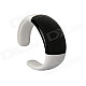 EPGATE D00182 Smart Bluetooth V3.0 Handsfree Bracelet Watch Music Player w/ Anti-Lost - White