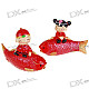 Valentine's Day Gift - Resin Chinese Style Couple on the Fish