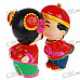 Valentine's Day Gift - Resin Chinese Style Cute Kissing Couple