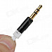 Fashion 3.5mm Plug In-Ear Earphone - White + Black