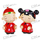 Valentine's Day Gift - Resin Chinese Style Cute Wedding Couple