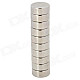 12 x 5mm Tubular NdFeB Magnet - Silver (10PCS)