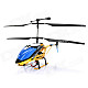 Fashionable Alloy 3-Channel Remote Control R/C Helicopter - Blue + Yellow