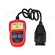 Autel AutoLink AL301 OBD II V1.4 Diagnostic Scanner - Black + Red