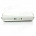 HAIGE WSA9 Portable Speaker - White + Silver (4 x AAA)