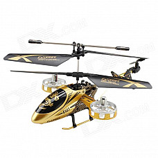 4-Channel Shatterproof R/C Helicopter w/ Gyro - Golden