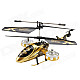 4-Channel Shatterproof R/C Helicopter w/ Gyro - Golden