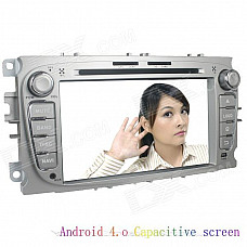 LsqSTAR 7" Android Capacitive Screen 2-Din Car DVD Player w/ GPS,Radio,BT,AUX for Ford Mondeo/ Focus