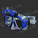 RD-F7000 5.0MP CMOS Wide-Angle HD Diving Mask Camera w/ DV / 2-LED / Micro USB / TF - Blue