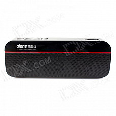 Alans AL-232 Network FM / AM Radio Hi-Fi Speaker w/ USB 2.0 / 3.5mm - Black