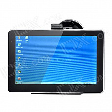 7" Resistive Car GPS Navigator with TF / FM / USA + Canada Maps / Loudspeaker / Microphone (4GB)