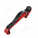 Adjustable Car Steering Wheel Mounted ABS Holder for IPHONE / Samsung / GPS - Black + Red (2 PCS)