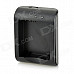 ABS 1A 5V Outdoor Sports Video Camera Battery Charging Dock for SJ4000 - Black