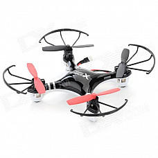 Fly Force H107R Mini 4-CH Indoor R/C Quadcopter w/ Gyro - Black + Red (4 x AA)