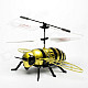 JUSTONE J063 2-CH Honeybee Style IR R/C Outdoor Helicopter - Green + Black (6 x AA)