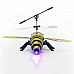 JUSTONE J063 2-CH Honeybee Style IR R/C Outdoor Helicopter - Green + Black (6 x AA)