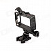 PANNOVO G-484 360 Degree Rotary Plastic Frame Mount for Gopro Hero 4/ 3+ / 3 / 2 - Black