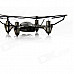 Mini 2.4GHz 6-CH IR Remote Control Outdoor Quadcopter Toy - Black (6 x AA)