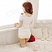 Women's Fashionable Sexy Airline Stewardess Style Cosplay Sleep Dress Set - White