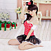 Women's Fashionable Sexy Cartoon Cosplay Role Play Sleep Dress Set - Red