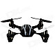 JD-385 Mini Wireless 2.4G 4-Axis 6-Channel Aircraft w/ IR Remote Control - Black + White