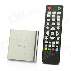 Jesurun MP021 Mini 1080P Full HD Media Player w/ HDMI / USB / SD / AV / YUV - Silver