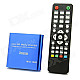 Jesurun MP021 Mini 1080P Full HD Media Player w/ HDMI / USB / SD / AV / YUV - Blue