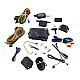 A91 Two Way Car Alarm System w/ 1.5" LCD Remote Controller / Alarm System for Russia - Deep Blue