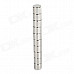 12X10mm Cylindrical NdFeB Magnets - Silver (10 PCS)