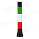 Universal Italy Flag Pattern Car DIY Radio Antenna - Green + White + Red + Black