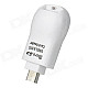 Micro USB 5-Pin TF / Micro SD OTG Card Reader for Samsung / HTC / BlackBerry - White (8GB)