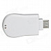 Micro USB 5-Pin TF / Micro SD OTG Card Reader for Samsung / HTC / BlackBerry - White (8GB)