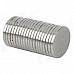 Round Strong Drawing NdFeB Magnets - Silver (20 PCS)