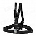 HGYBEST Eelastic Chest Strap and Head Strap Set for GOPRO - Black