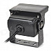 Water Resistant Rear View Parking CCD Camera w/ 18-LED IR Night Vision for Bus / Truck - Black