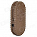 S-What Biscuit Shaped 3.5mm MP3 Player w/ TF - Brown