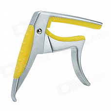 Fzone FC-81 Aluminum Alloy Guitar Capo for 6-String Guitar - Silver + Yellow