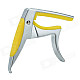 Fzone FC-81 Aluminum Alloy Guitar Capo for 6-String Guitar - Silver + Yellow