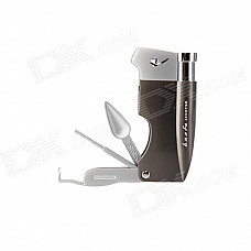 Creative Multi-function Filling Butane Gas Metal Lighter - Champagne