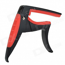 Fzone FC-81 Aluminum Alloy Guitar Capo for 6-String Guitar - Black + Red