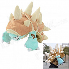 Cute Plush Armored Turtle Style Cosplay Hat - Brown + Blue