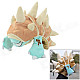 Cute Plush Armored Turtle Style Cosplay Hat - Brown + Blue